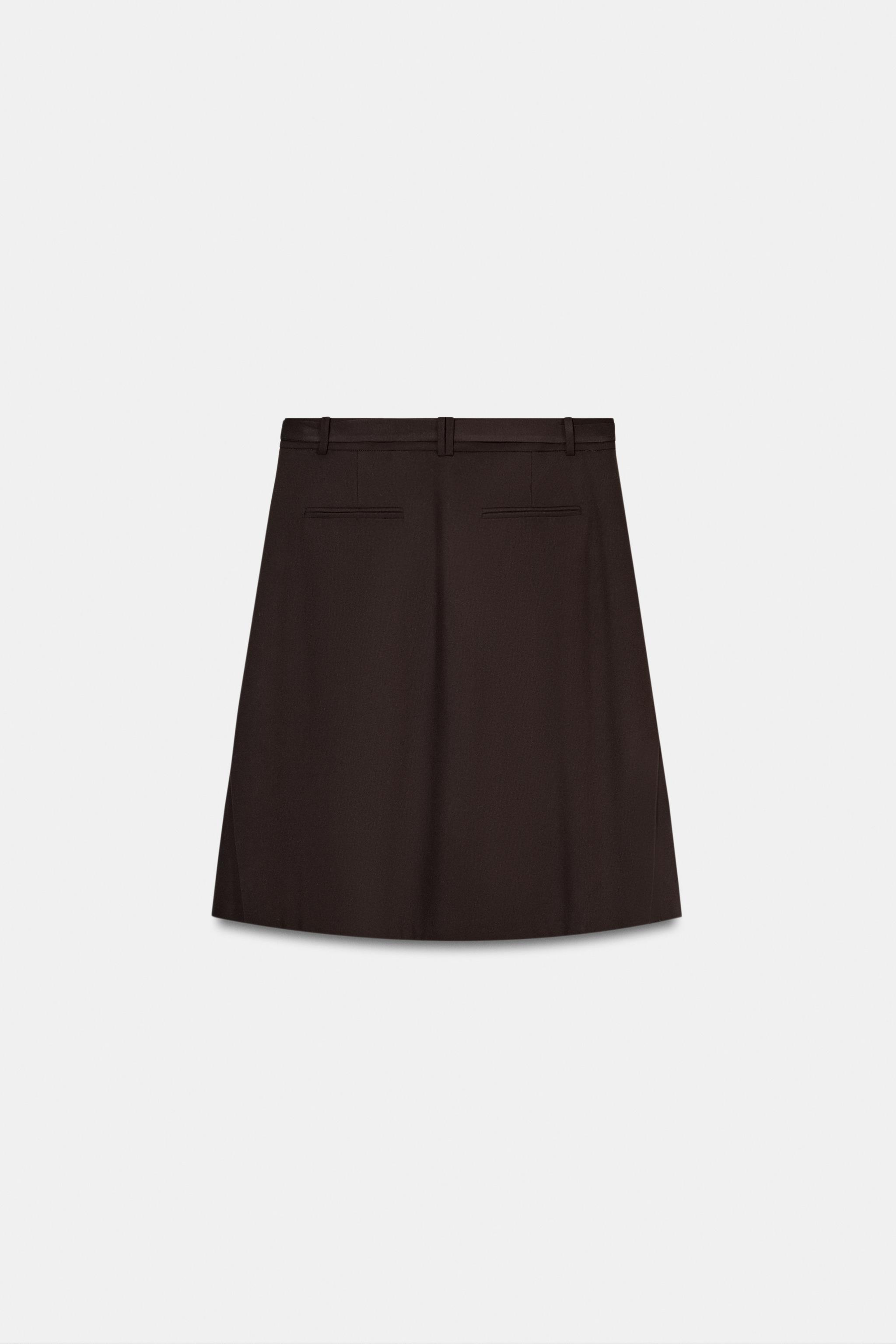 ZW COLLECTION PLEATED MIDI SKIRT
